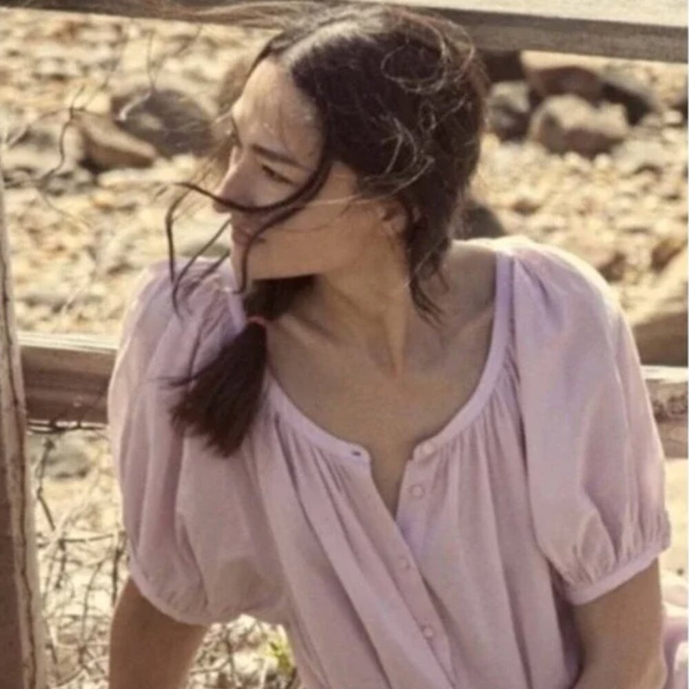 DOEN Jeanne Top | Wisteria (Puple / Lilac) | Size M | EUC